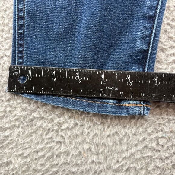 Madewell Stovepipe Jeans Size 26T Tall Medium Wash High Rise Stretch - Picture 12 of 16